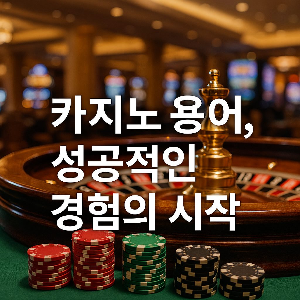 Read more about the article 카지노 전문 용어 완벽 해설: 스마트한 게임을 위한 필수 가이드